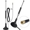 Qoltec Antena 4G LTE z podstawą magnetyczną | 5dBi | dookólna |   wewnętrzna | 600-2700 MHz | SMA | 3m